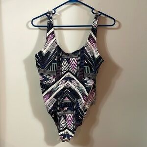 PINK one piece bathing suit